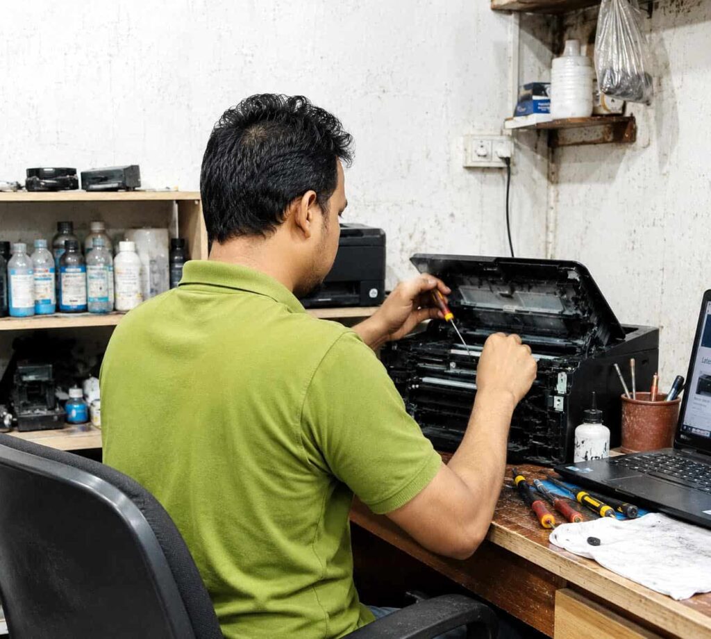 working on workshop